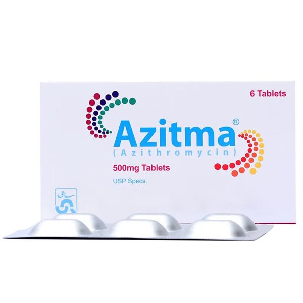 Azitma Tablets 500mg (1 Box = 1 Strip)(1 Strip = 6 Tablets)