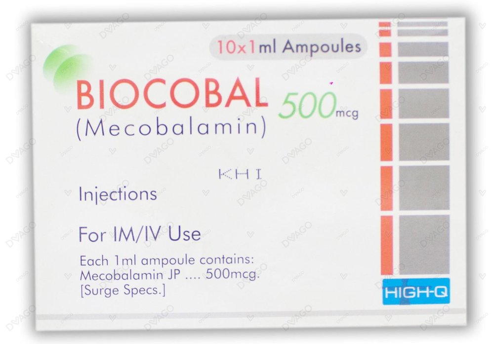 Biocobal Im/Iv Injection 500mcg (1 Box = 10 Injections)