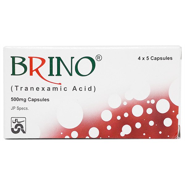 Brino Capsules 500mg (1 Box = 2 Strips) (1 Strip = 10 Capsules)