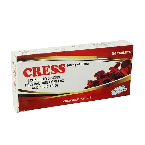 Cress Tablets 100mg + 0.35mg (1 Strip = 10 Tablets)