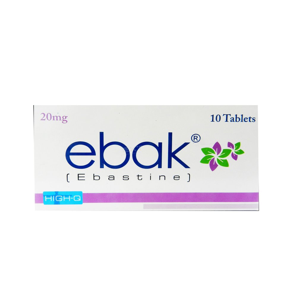 Ebak Tablets 20mg (1 Box = 10 Tablets)