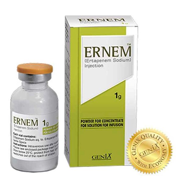 Ernem Injection 1g (1 Box = 1 Injection)
