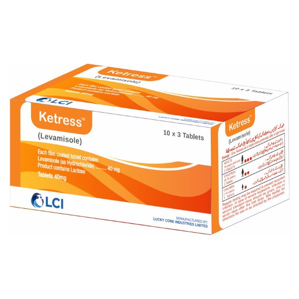 Ketress Tablets 40mg (1 Strip = 3 Tablets)