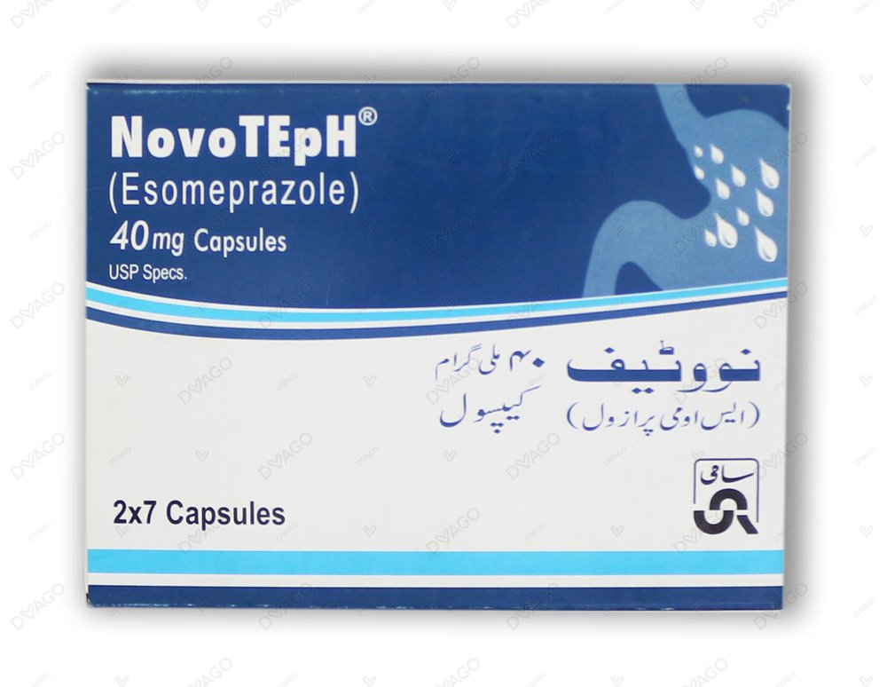 Novoteph Capsules 40mg (1 Box = 1 Strip)(1 Strip = 14 Capsules)
