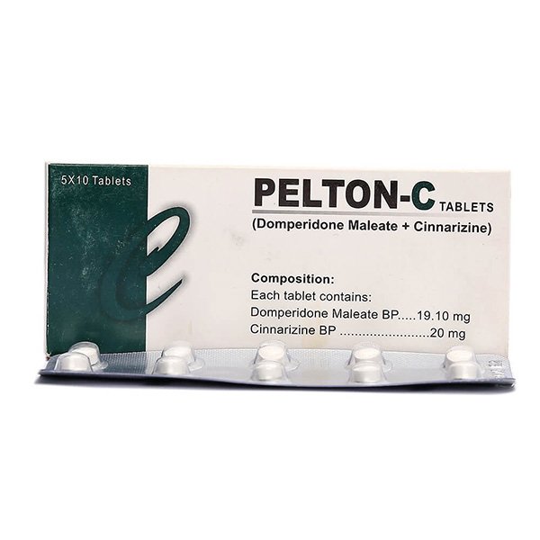 Pelton-C Tablets 19.10mg/20mg (1 Strip = 10 Tablets)