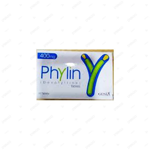 Phylin Tablets 400mg (1 Box = 1 Strip)(1 Strip = 10 Tablets)