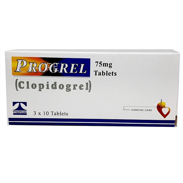 Progrel Tablets 75mg (1 Box = 3 Strips) (1 Strip = 10 Tablets)