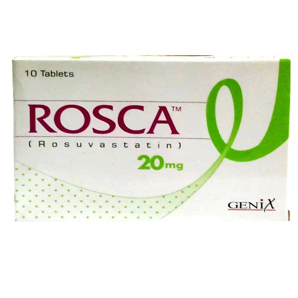 Rosca Tablets 20mg (1 Box = 1 Strip)(1 Strip = 10 Tablets)