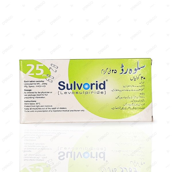 Sulvorid Tablets 25mg (1 Strip = 10 Tablets)