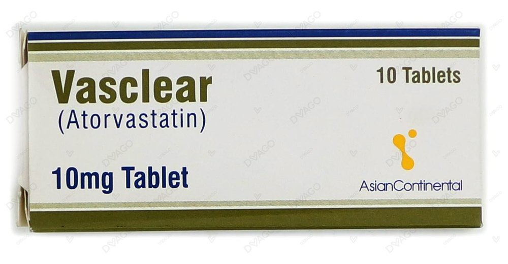 Vasclear Tablets 10mg (1 Box = 1 Strip)(1 Strip = 10 Tablets)